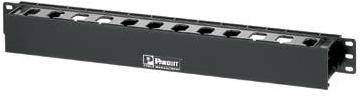 Panduit-WMPLFSE null Box, Enclosure and Rack Accessories, Horizontal Cable Manager With Dual Hinged Cover