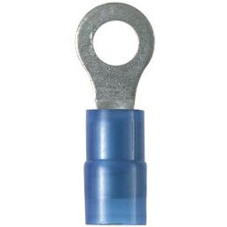 Panduit-PN14-56R-M Connector Terminals Ring Tongue Terminal 14-18AWG Copper Blue 26.7mm Tin Box