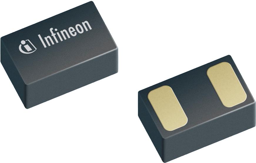 Infineon Technologies AG-BAT1502ELE6327XTMA1 RF Diodes and Mixers Diode RF Schottky 4V 100mW 2-Pin TSLP T/R