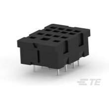 TE Connectivity-3-1415043-1 Relay Sockets Relay Sockets Solder Terminal 6A 400VAC Through Hole 4Pole
