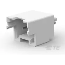 TE Connectivity-2132230-2 连接器插头及 PCB 插座 Conn Shrouded Header HDR 2Power POS 2.5mm Solder ST Top Entry Thru-Hole Bag