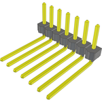 Conn Unshrouded Header HDR 7 POS 2.54mm Solder RA Side Entry Thru-Hole Bulk