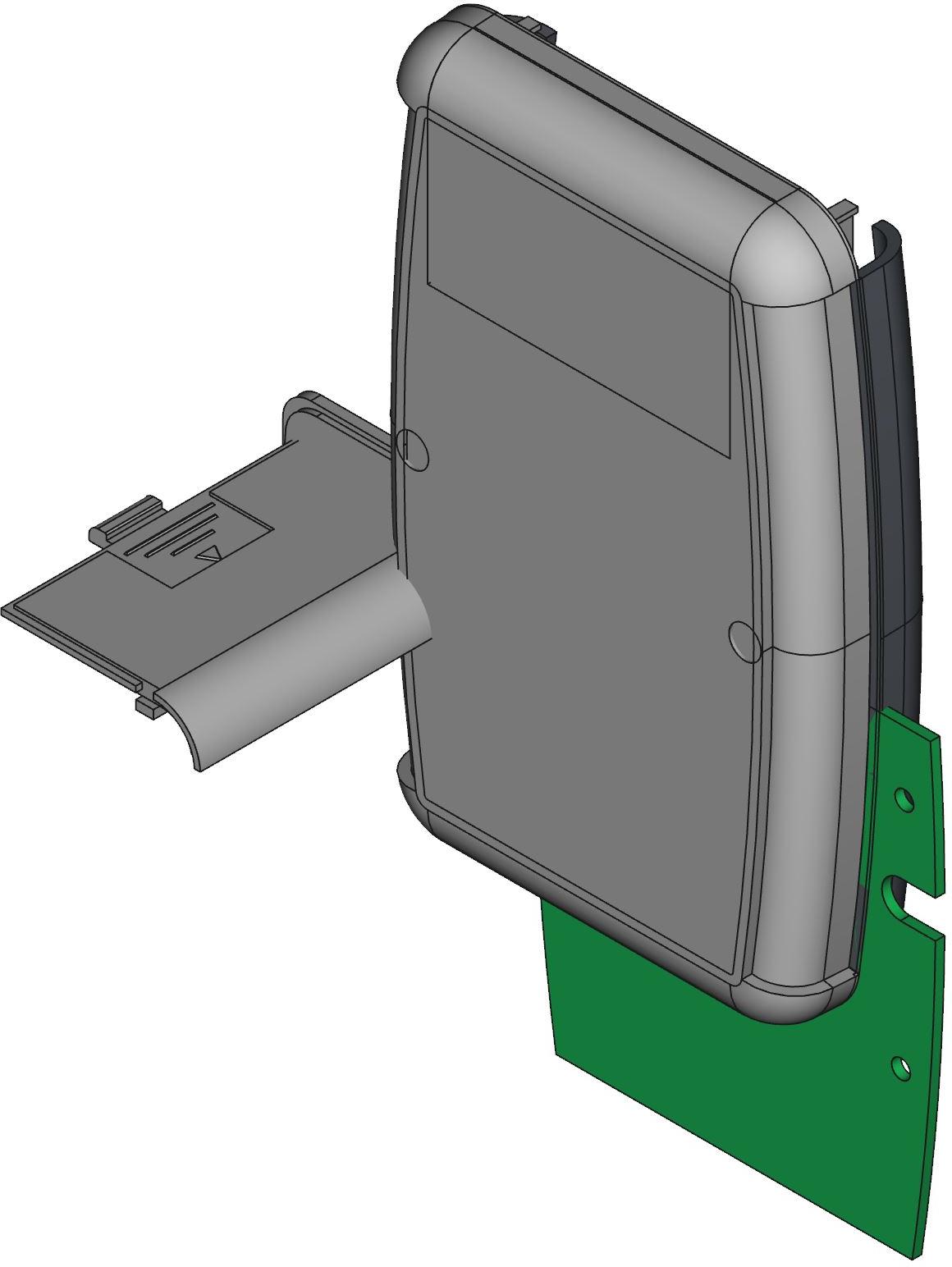 Hammond Manufacturing-1553BBKBAT Black Acrylonitrile Butadiene Styrene Soft Sided Hand Held Enclosure