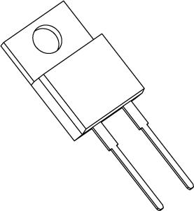Toshiba-TRS4E65H,S1Q Gleichrichter Diode Schottky SiC 650V 14A 2-Pin(2+Tab) TO-220 Stick