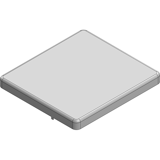 Masach Tech-MS483-10S null 48.3 x 44.3 x 4.4mm One-piece Drawn-Seamless RF Shield/EMI Shield (CRS)