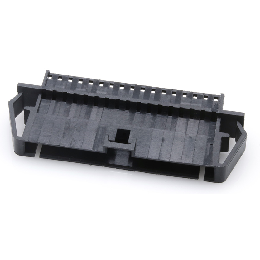 Molex-70107-0051 Einzeladersteckverbinder, Gehäuse Conn Housing M 17 POS 2.54mm Crimp ST Panel Mount Black SL™ Bag