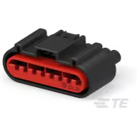 TE Connectivity-1-2112058-4 Einzeladersteckverbinder, Gehäuse Housing Socket 8 Position Straight Cable Mount Connector Assembly