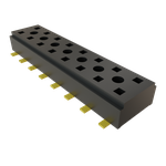 Conn Socket Strip SKT 16 POS 2mm Solder ST Top Entry SMD TIGER CLAW™ Tube