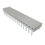 Conn Socket Strip SKT 16 POS 2.54mm Solder RA Side Entry Thru-Hole TIGER CLAW™ Tube