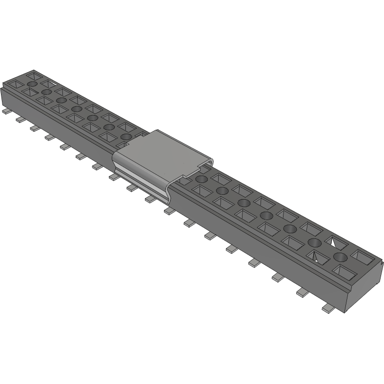 Samtec-CLT-118-02-LM-D-BE-A-P Steckverbinderleisten und Leiterplattenbuchsen Conn Socket Strip SKT 36 POS 2mm Solder ST Bottom Entry SMD TIGER CLAW™ Tube