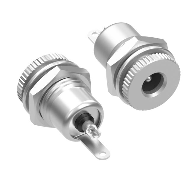 Tensility International-54-00062 Potencia del conector Conn DC Power F 2 POS Solder Lug ST Panel Mount 2 Terminal 1 Port