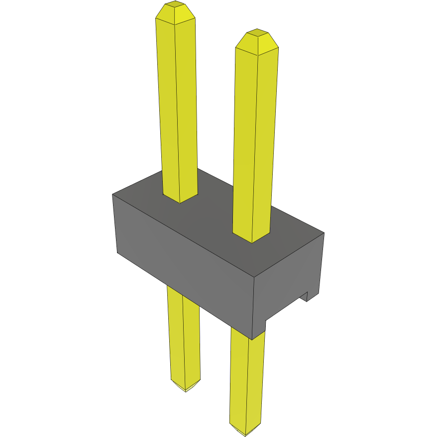 Samtec-MTMM-102-05-L-S-157 Steckverbinderleisten und Leiterplattenbuchsen Conn Unshrouded Header HDR 2 POS 2mm Solder ST Thru-Hole Bulk