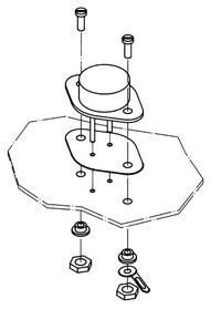 Fischer Elektronik-MSTS 220 Accesorios de administración térmica Mounting Kits Thermal Accessories For Insulation Of Power Transistors