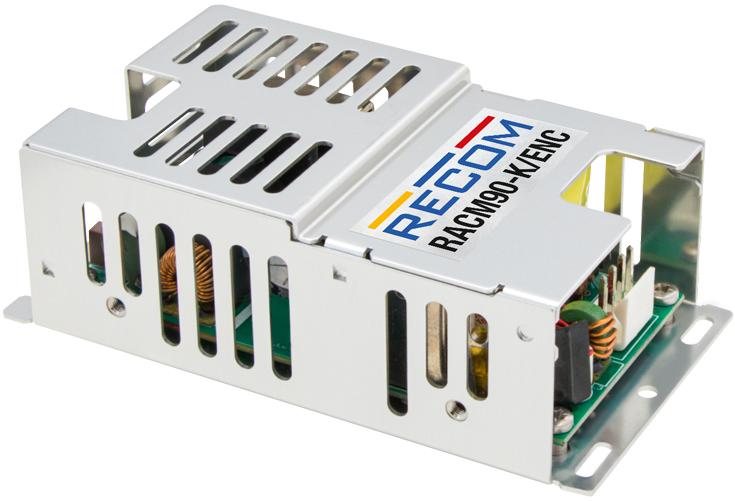 RECOM Power-RACM90-24SK/ENC AC-DC-Spannungsversorgung AC/DC Power Supply Single-OUT 24V 3.75A 90W 6-Pin Tray