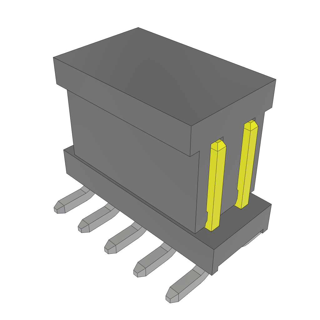 Samtec-TMM-105-06-L-D-SM-A-P-TR Steckverbinderleisten und Leiterplattenbuchsen Conn Unshrouded Header HDR 10 POS 2mm Solder ST Top Entry SMD T/R