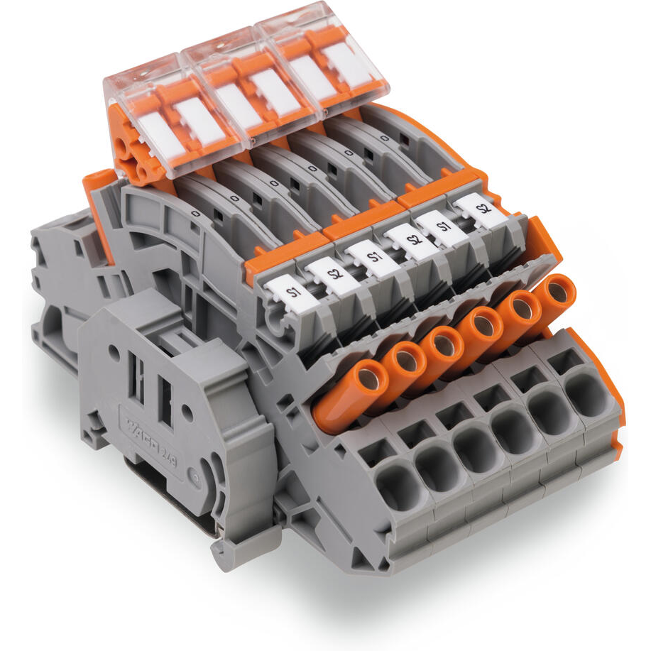 WAGO-2007-8875 Connector Terminal Blocks Compact Terminal Block, for current transformer circuit