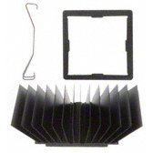 Advanced Thermal Solutions-ATS-59007-C1-R0 Disipador de calor Heat Sink Passive Spread Clip Aluminum 2.42°C/W Black Anodized