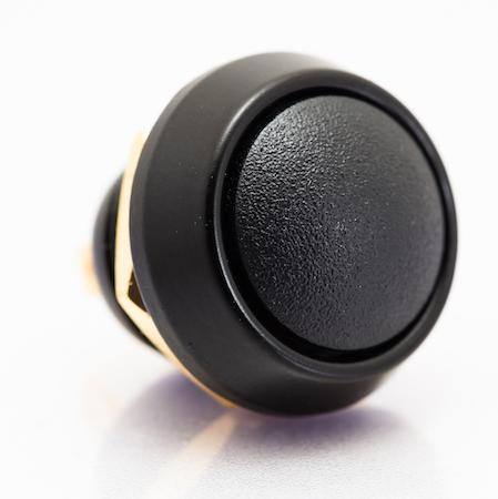 Lumex-W59M-111 Switch Push Button Switch Push Button OFF Mom SPST Dome 0.4A 125VAC 50VDC Momentary Panel Mount Solder Lug Bulk