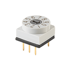 Same Sky (formerly CUI Devices)-RDS1-10S-1065-D-67 DIP-Schalter Switch DIP N.O./N.C. SP10T 10 Recessed Slotted 0.15A 42VDC PC Pins 2.54mm Thru-Hole Tube