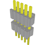 Conn Board Stacker HDR 5 POS 1.27mm Solder ST Thru-Hole Layer