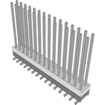 Conn Board Stacker HDR 30 POS 2.54mm Solder ST Top Entry SMD Tube