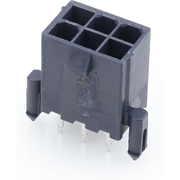 Molex-1726750614 Steckverbinderleisten und Leiterplattenbuchsen Conn Wire to Board HDR 6 POS 4.2mm Solder ST Top Entry Thru-Hole Tray
