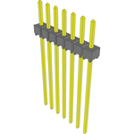 Conn Unshrouded Header HDR 7 POS 2.54mm Solder ST Top Entry Thru-Hole Bulk