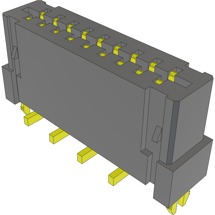Samtec-FC1-09-L1-T-LC Connector FFC-FPC Conn FFC/FPC Connector SKT 9 POS 1mm Solder ST SMD Tube