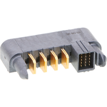 Conn Board to Board HDR 4Power/15Signal POS 3mm/2.5mm/2mm Press Fit RA Side Entry Thru-Hole EXTreme Ten60Power Tray
