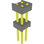 Conn Board Stacker HDR 4 POS 2.54mm Solder ST Top Entry Thru-Hole Bulk