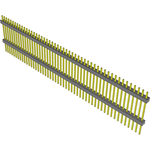 Conn Board Stacker HDR 50 POS 2.54mm Solder ST Top Entry Thru-Hole Bulk