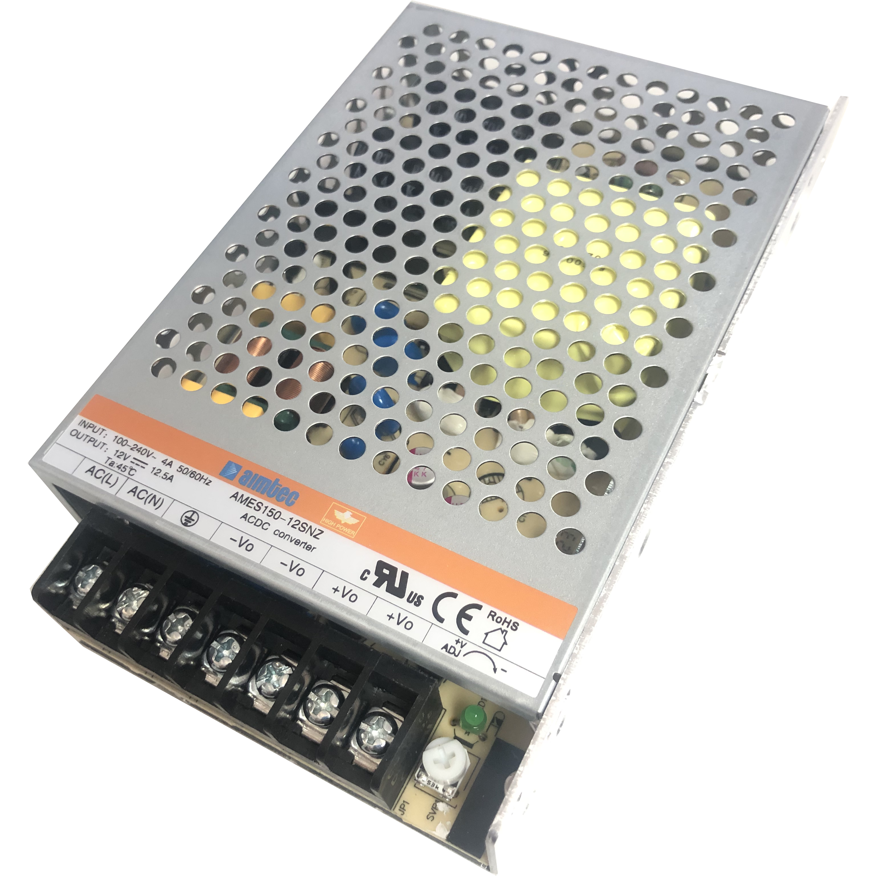 Aimtec-AMES150-48SNZ Alimentazione da CA a CC AC/DC Power Supply Single-OUT 48V 3.3A 158.4W 7-Pin