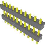 Conn Board Stacker HDR 10 POS 2.54mm Solder ST Top Entry Thru-Hole Bulk