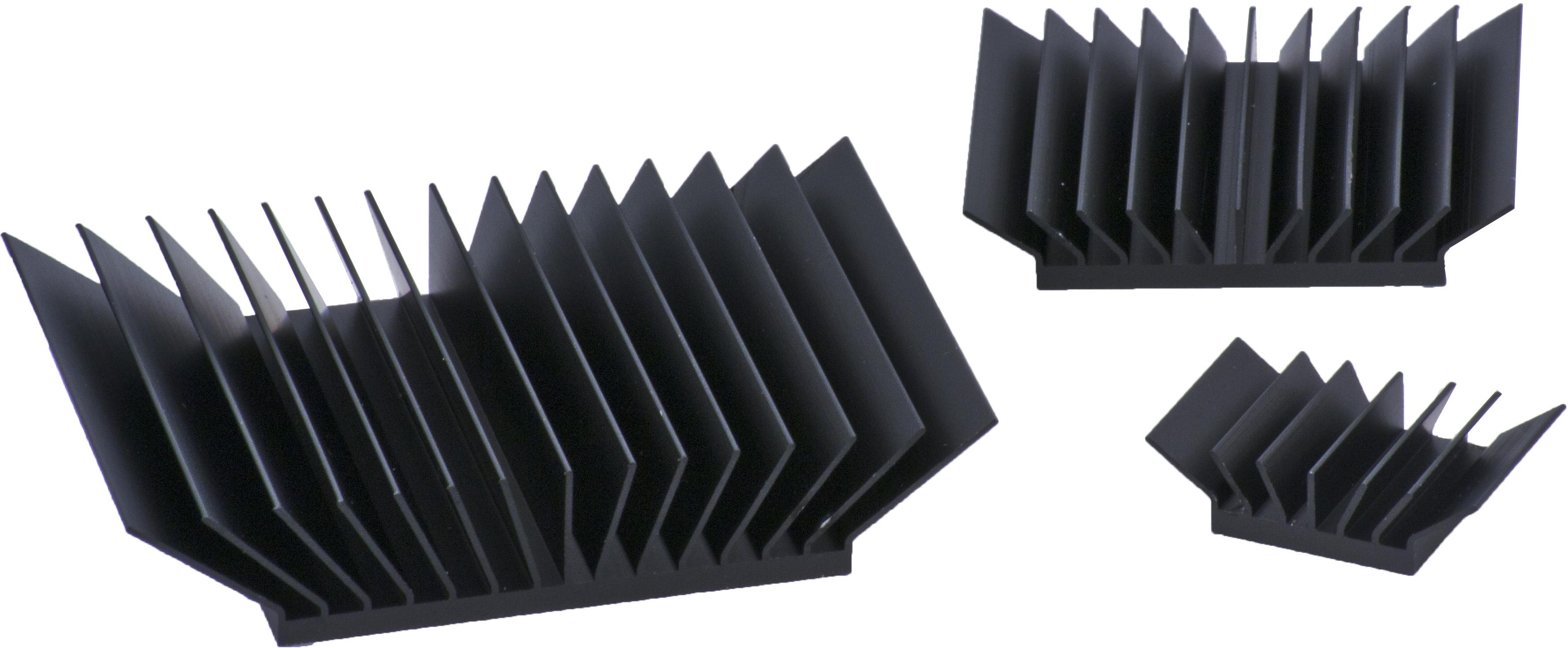 Ohmite-BGAH425-125E Kühlkörper Heat Sink Passive BGA/PBGA Straight Thru-Hole Aluminum Alloy 6063-T5 Black Anodized