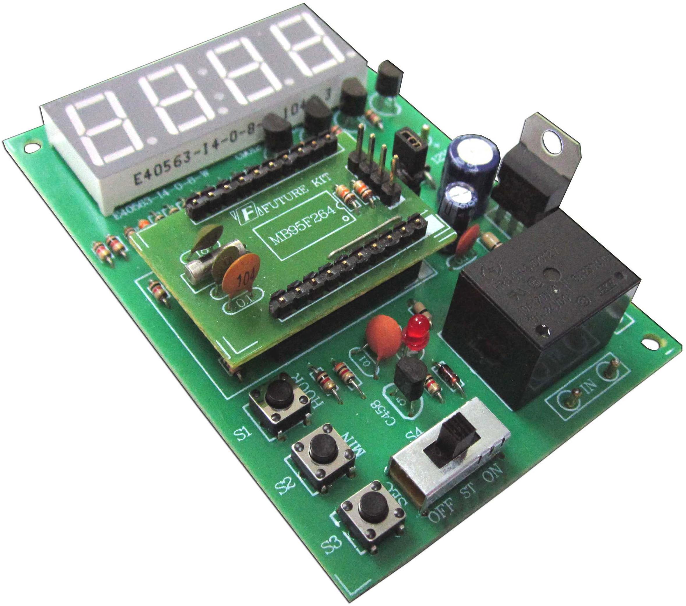 Global Specialties-GSK-444 Herramientas y kits de desarrollo Digital Multifunction Timer Switch, 1s - 99hrs Circuit Board