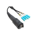 Cable Assembly Fiber Cable 100m Circular Fiber to 4(SC) 4 to 4 POS PL-PL