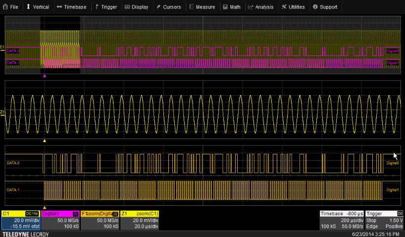 Teledyne LeCroy-WS3K-MSO Test and Measurement Accessories Mixed Signal probe, accessories and license for WaveSurfer 3000 / 3000z