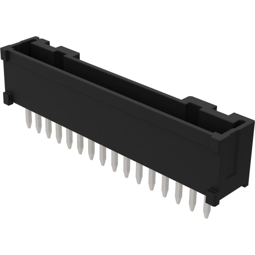 Molex-2200971671 Connector Headers and PCB Receptacles 1.25mm Pitch, Micro Lock Plus PCB Header, Single Row, Vertical, Through Hole, Tin-Bismuth Plating, Positive