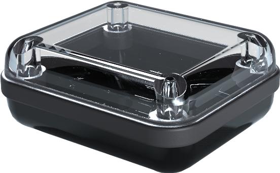 Serpac Electronic Enclosures-CX24A-CLBK-A-GM Kästen, Gehäuse und Gestelle Black Polycarbonate Waterproof Pocket Enclosure with Gun Metal Seal <h4><strong>CALIFORNIA PROPOSITION</strong> ⚠️<strong>65 WARNING</strong>⚠️</h4>