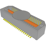 Conn High Speed Micro Plane HDR 40 POS 0.8mm Solder ST Top Entry SMD Tray