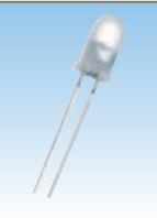 Toshiba-TLRME17T(F) LED LED Uni-Color Red 636nm 2-Pin T-1 3/4