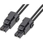 Cable Assembly UL 1061 0.6m 16AWG Wire to Board to Wire to Board 2 to 2 POS F-F Crimp-Crimp Ultra-Fit Bag