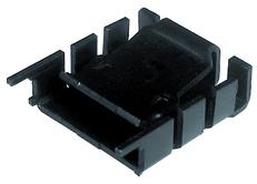 Assmann WSW components, Inc-V8510B-T Kühlkörper Heat Sink Passive Vertical Thru-Hole Aluminum 1050 18°C/W Black Anodized