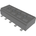 Conn Socket Strip SKT 10 POS 2mm Solder ST Bottom Entry SMD TIGER CLAW™ Tube