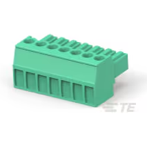 TE Connectivity-284506-7 Bloques terminales del conector Conn Eurostyle Block PL 7 POS 3.5mm Solder RA Cable Mount 11A/Contact