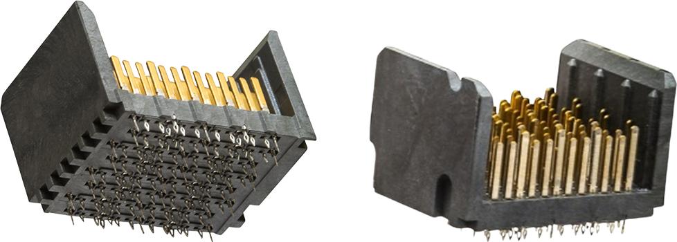 Amphenol Communications Solutions-972-401E-G0H Steckverbinder, Mutterplatine Conn Backplane HDR 64 POS 1.8mm Press Fit ST Thru-Hole Tray