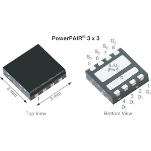 Vishay-SIZ348DT-T1-GE3 MOSFETs Trans MOSFET N-CH 30V 18A 8-Pin PowerPAIR EP T/R