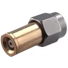 HUBER+SUHNER-33_SMA-MMBX-50-1/119_NE RF-Steckverbinder Conn SMA-MMBX Adapter 0Hz to 6GHz 50Ohm ST PL/RCP Gold Over Nickel Single