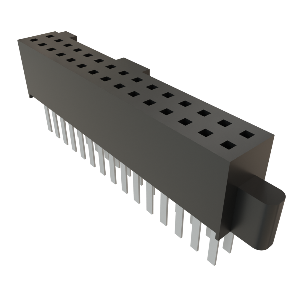 Samtec-SFML-115-T1-S-D Connector Headers and PCB Receptacles Conn Socket Strip SKT 30 POS 1.27mm Solder ST Thru-Hole TIGER EYE™ Tube