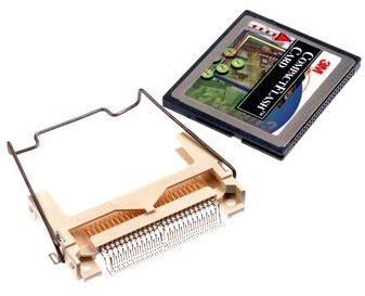 3M-N7E50-A516PG-20 Steckverbinder, Speicherkarte Conn Compact Flash Card HDR 50 POS 0.635mm Solder RA SMD 0.5A
